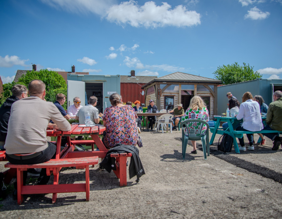SLH Study Visit Barbeque sit down July 2025