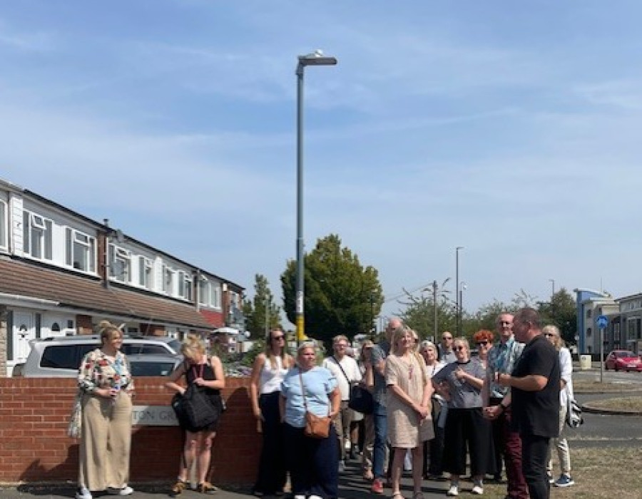 Group walkabout at The Pioneer Group