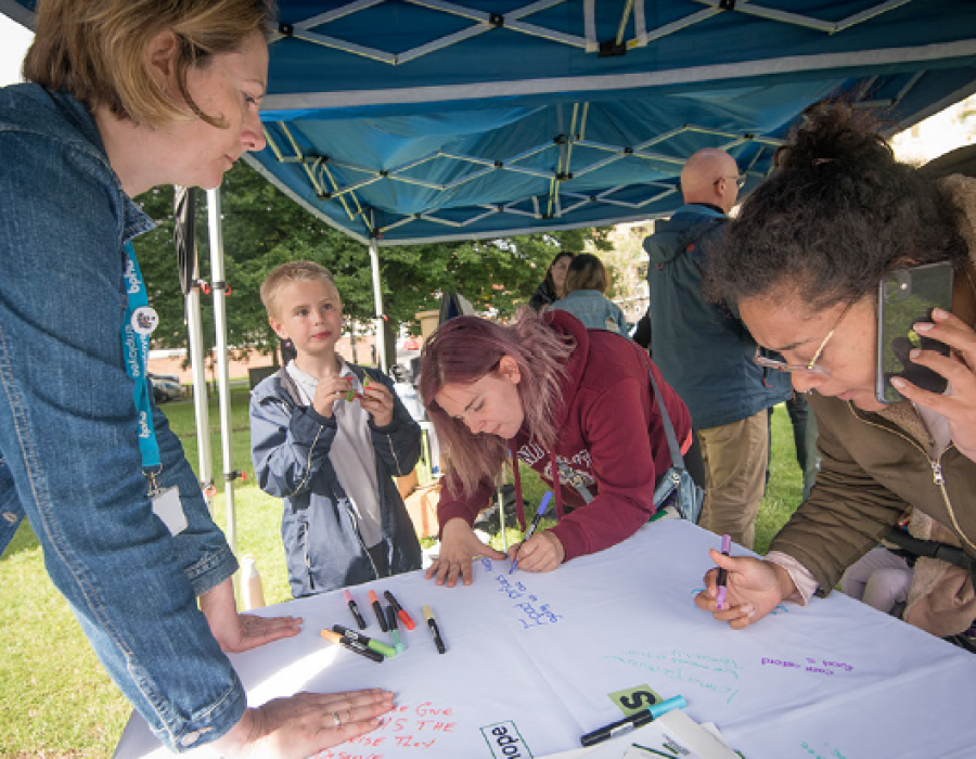 bpha residents create tablecloth Guarantee Our Essentials