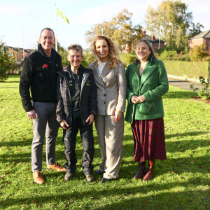 Katie White, Catherine and John Bowker October 2025