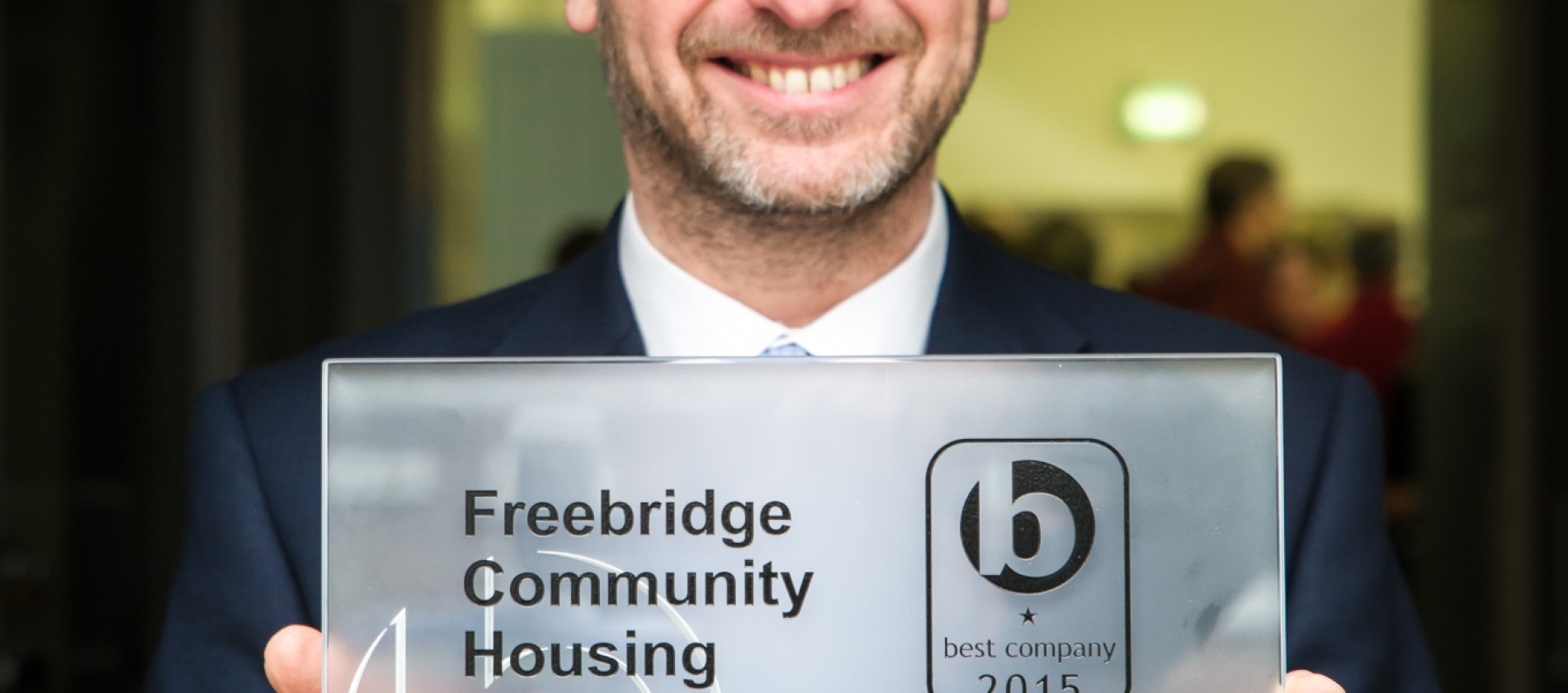 %22Tony Hall, Freebridge’s Chief Executive with our award from 2015%22