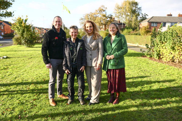 Katie White, Catherine and John Bowker October 2025